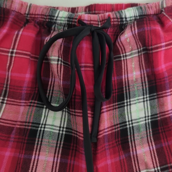 Victoria's Secret Women's Pajama Bottoms Pants Sz Small Plaid Pockets Drawstring - Picture 9 of 15